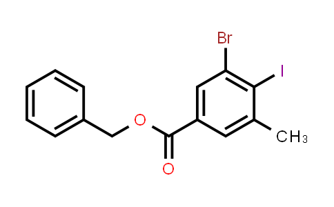 Benzyl 3-bromo-4-iodo-5-methylbenzoate