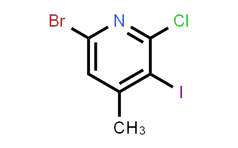 6-Bromo-2-chloro-3-iodo-4-methylpyridine