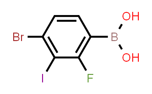 4-Bromo-2-fluoro-3-iodophenylboronic acid