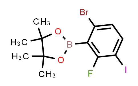 6-Bromo-2-fluoro-3-iodophenylboronic acid pinacol ester