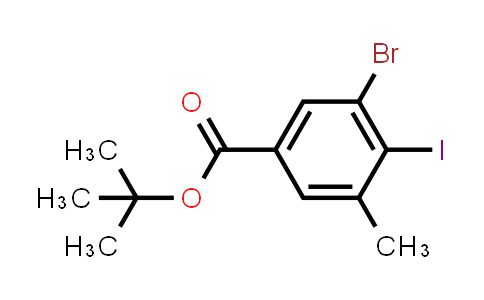 Tert-butyl 3-bromo-4-iodo-5-methylbenzoate