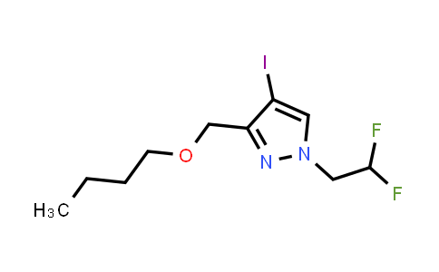 3-(Butoxymethyl)-1-(2,2-difluoroethyl)-4-iodo-1H-pyrazole