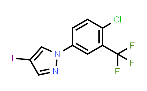 1-(4-Chloro-3-(trifluoromethyl)phenyl)-4-iodo-1H-pyrazole