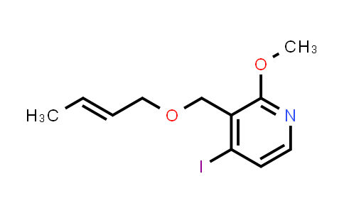 3-((But-2-en-1-yloxy)methyl)-4-iodo-2-methoxypyridine