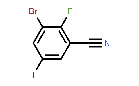 3-Bromo-2-fluoro-5-iodo-benzonitrile