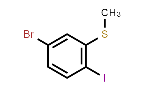 4-Bromo-1-iodo-2-(methylthio)benzene