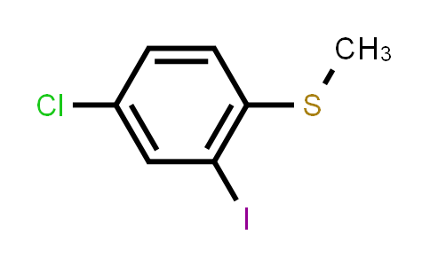 4-Chloro-2-iodo-1-(methylthio)benzene