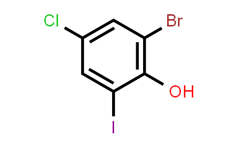 2-Bromo-4-chloro-6-iodophenol