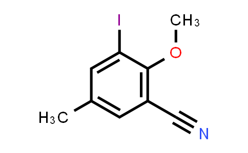 5-Formyl-3-iodo-2-methylbenzonitrile