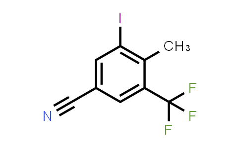 3-Cyano-5-iodo-2-methylbenzoic acid