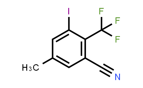 3-Iodo-2-methyl-5-(trifluoromethyl)benzonitrile