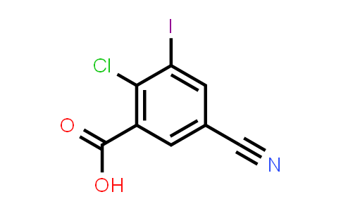 3-Cyano-4,5-diiodobenzoic acid