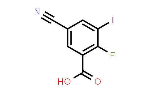 4-Chloro-3-cyano-5-iodobenzoic acid