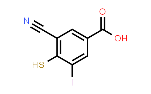 2-Chloro-5-cyano-3-iodobenzoic acid