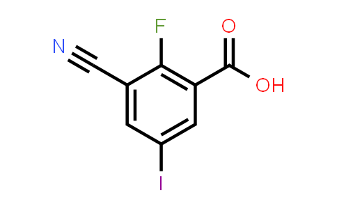 5-Cyano-2-fluoro-3-iodobenzoic acid