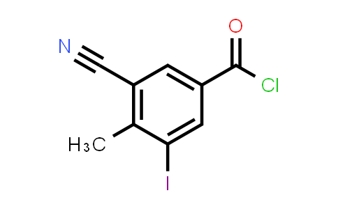 2-Chloro-3-cyano-5-iodobenzoic acid