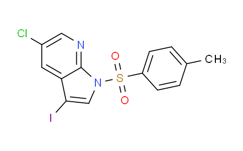 5-chloro-3-iodo-1-(4-methylbenzenesulfonyl)-1H-pyrrolo[2,3-b]pyridine