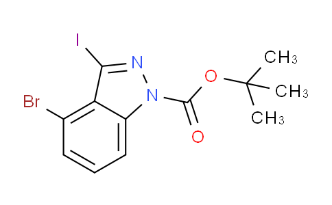 tert-butyl 4-bromo-3-iodo-indazole-1-carboxylate