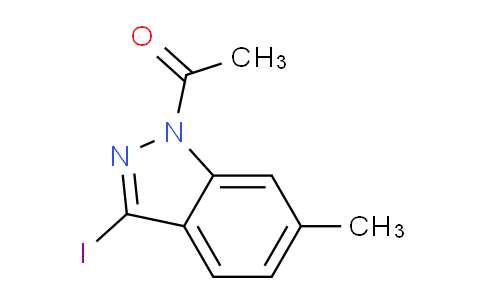 1-(3-iodo-6-methyl-1h-indazol-1-yl)ethan-1-one