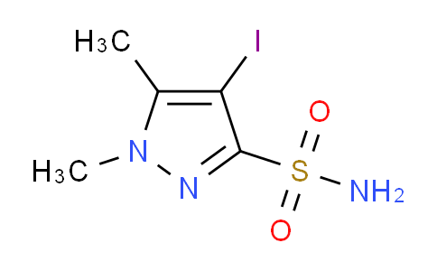 4-iodo-1,5-dimethyl-pyrazole-3-sulfonamide