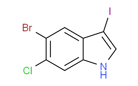 5-bromo-6-chloro-3-iodo-1H-indole