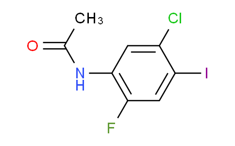 N-(5-chloro-2-fluoro-4-iodo-phenyl)acetamide