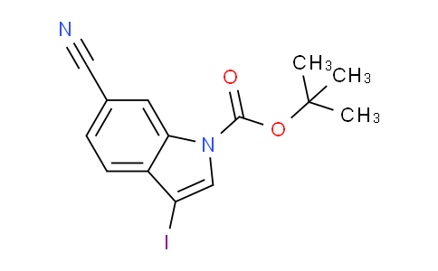 tert-butyl 6-cyano-3-iodo-1H-indole-1-carboxylate