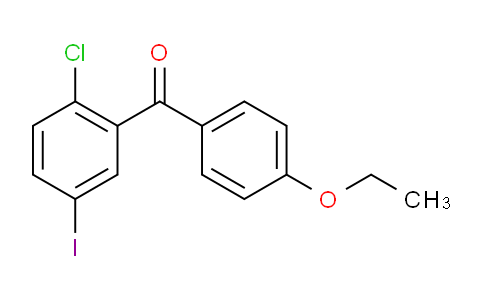 (2-CHLORO-5-IODOPHENYL)(4-ETHOXYPHENYL)METHANONE