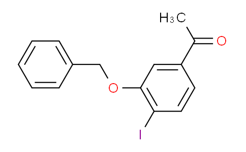 1-(3-(benzyloxy)-4-iodophenyl)ethanone