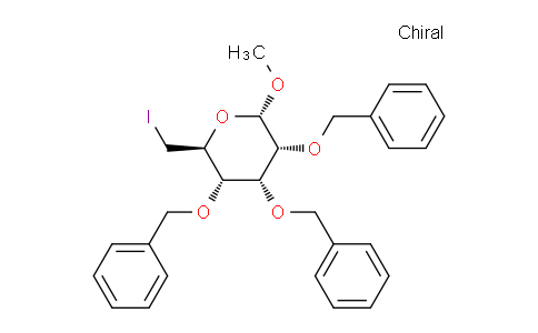 6-碘代-2,3,4-三-O-苄基-α-D-葡萄糖甲基苷