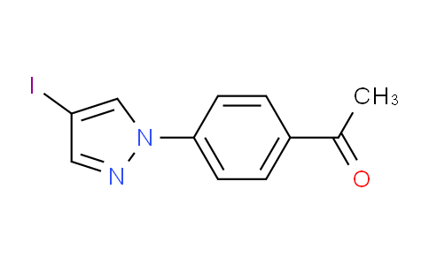 1-(4-(4-Iodo-1h-pyrazol-1-yl)phenyl)ethan-1-one