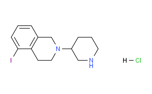 5-Iodo-2-(piperidin-3-yl)-1,2,3,4-tetrahydroisoquinoline hydrochloride