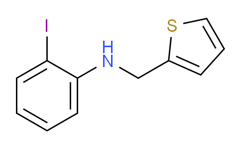 2-Iodo-N-(thiophen-2-ylmethyl)aniline