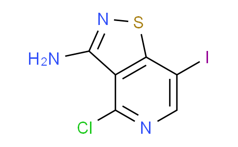 4-Chloro-7-iodoisothiazolo[4,5-c]pyridin-3-amine