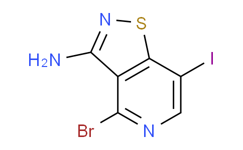 4-Bromo-7-iodoisothiazolo[4,5-c]pyridin-3-amine