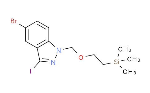 5-Bromo-3-iodo-1-((2-(trimethylsilyl)ethoxy)methyl)-1H-indazole