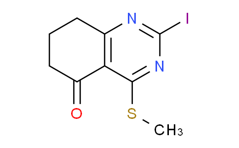 2-Iodo-4-(methylthio)-7,8-dihydroquinazolin-5(6H)-one