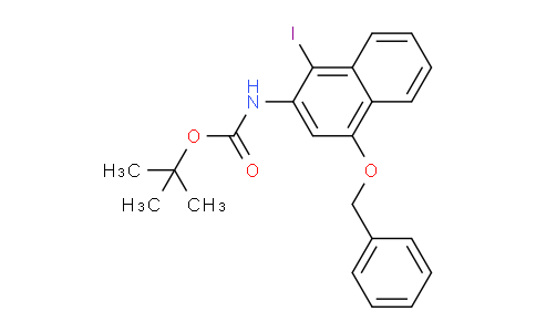 tert-Butyl (4-(benzyloxy)-1-iodonaphthalen-2-yl)carbamate