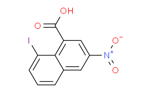 8-碘-3-硝基-1-萘甲酸