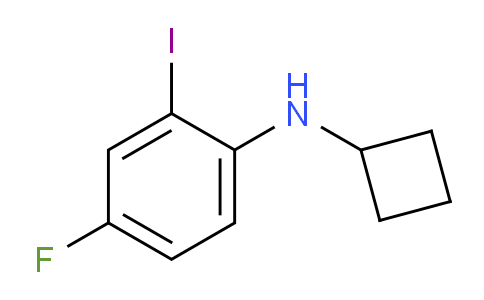 n-Cyclobutyl-4-fluoro-2-iodoaniline