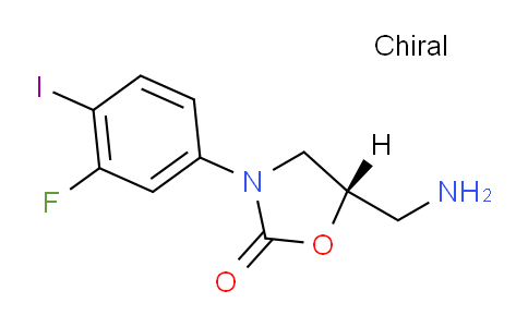 (S)-5-(氨基甲基)-3-(3-氟-4-碘苯基)噁唑烷-2-酮