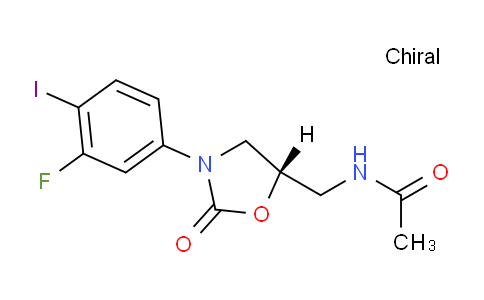 (S)-N-[3-(3-Fluoro-4-iodo-phenyl)-2-oxo-oxazolidin-5-ylmethyl]-acetamide