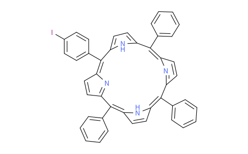 5-(4-Iodophenyl)-10,15,20-triphenyl-21H,23H-porphine