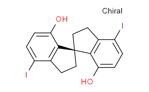 (R)-4,4'-diiodo-2,2',3,3'-tetrahydro-1,1'-spirobi[indene]-7,7'-diol