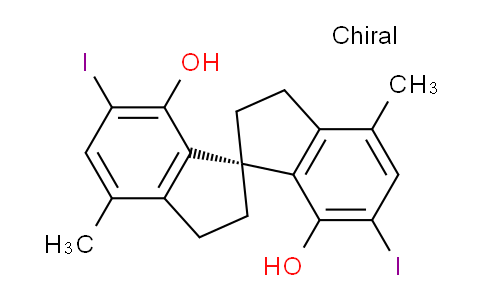 (S)-6,6'-diiodo-4,4'-dimethyl-2,2',3,3'-tetrahydro-1,1'-spirobi[indene]-7,7'-diol