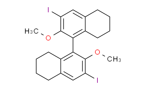 (1S)-5,5′,6,6′,7,7′,8,8′-Octahydro-3,3′-diiodo-2,2′-dimethoxy-1,1′-binaphthalene