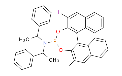 (11bR)-2,6-Diiodo-N,N-bis((S)-1-phenylethyl)dinaphtho[2,1-d:1',2'-f][1,3,2]dioxaphosphepin-4-amine