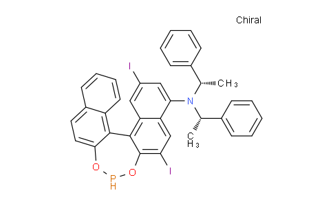 (11bS)-2,6-diiodo-N,N-bis((S)-1-phenylethyl)dinaphtho[2,1-d:1',2'-f][1,3,2]dioxaphosphepin-4-amine