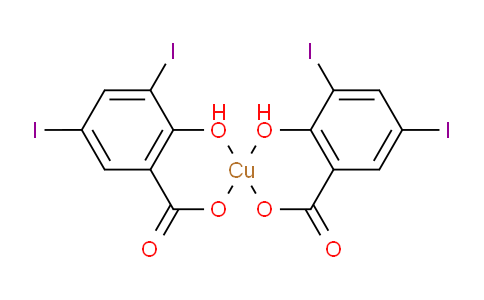 双(3,5-二碘水杨酸)铜