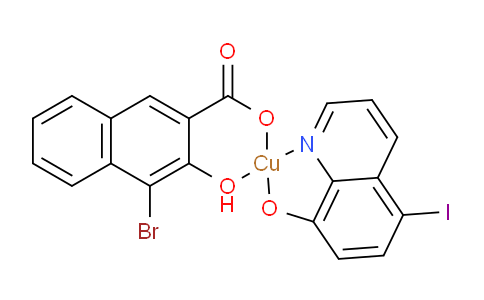 Copper, (4-bromo-3-hydroxy-2-naphthoato)(5-iodo-8-quinolinolato)-